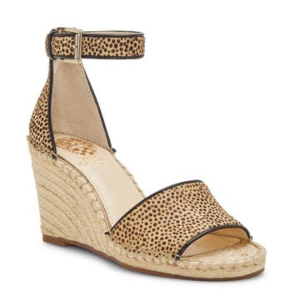Vince Camuto Leera Espadrille Wedge Sandal Size 8W